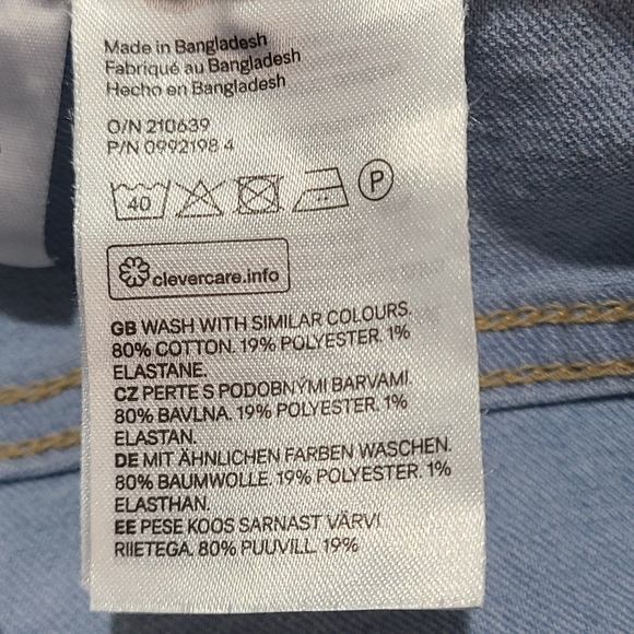 H&M Divided Super Skinny distressed jeans size 12 - Picture 6 of 11